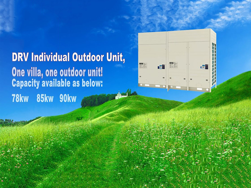 fabrica de China de acondicionador de aire VRF | inversor de CC Fuera de unidades de puerta tipo modular|32HP 90KW
